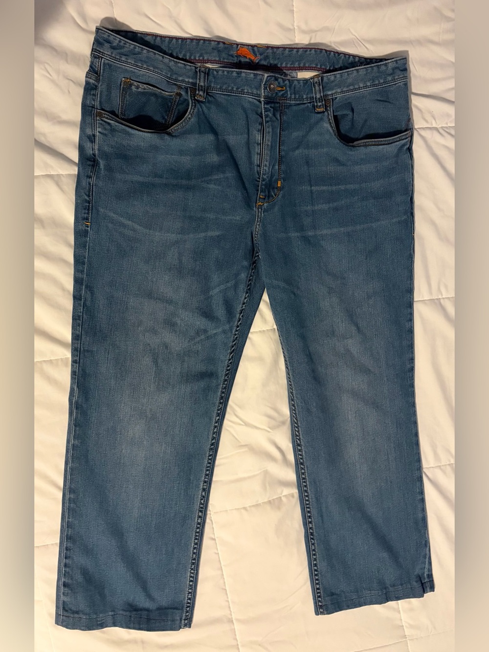 Tommy Bahama Men's Straight Jeans in Medium Blue